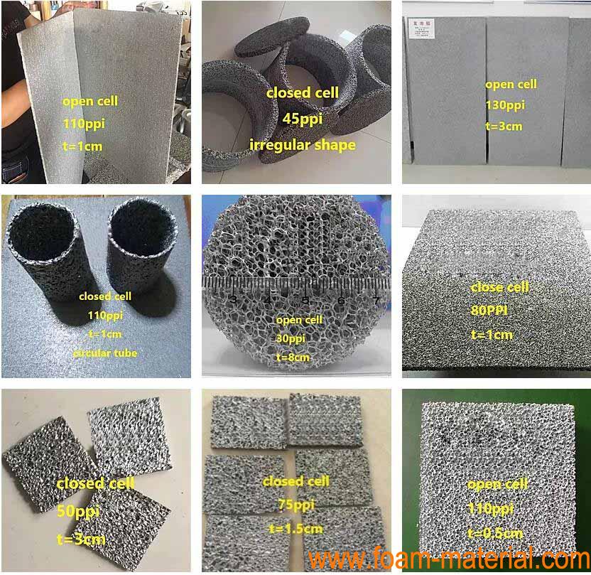 Open cell Aluminum Foam