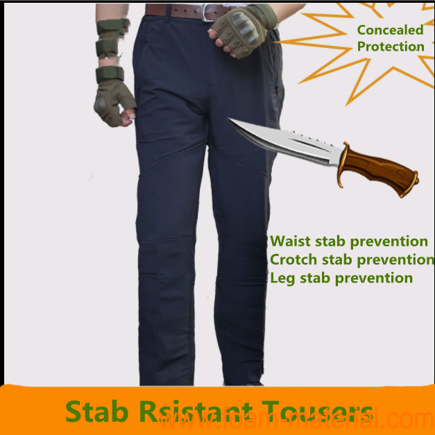 Level 5 Stab-Proof Trousers Slim Fit for Outdoor Tactical Training/Cut-Proof Trousers Knife-Proof Stab-Proof Clothes