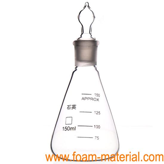 Quartz triangular flask