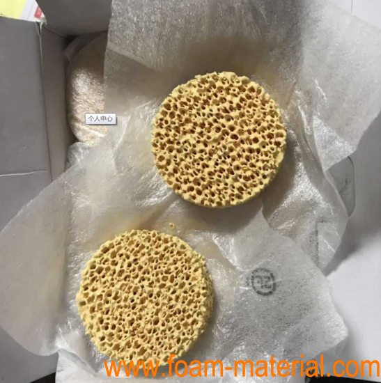 Aluminum water filter zirconia foam ceramics