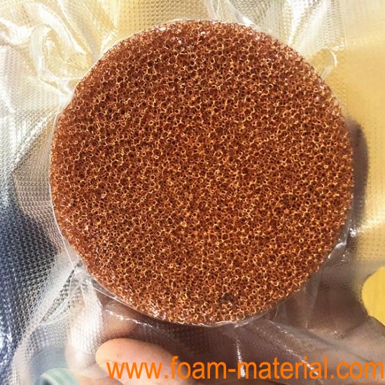 The Shape Can be Customized Cylindrical Copper Metal Foam Cu Foam