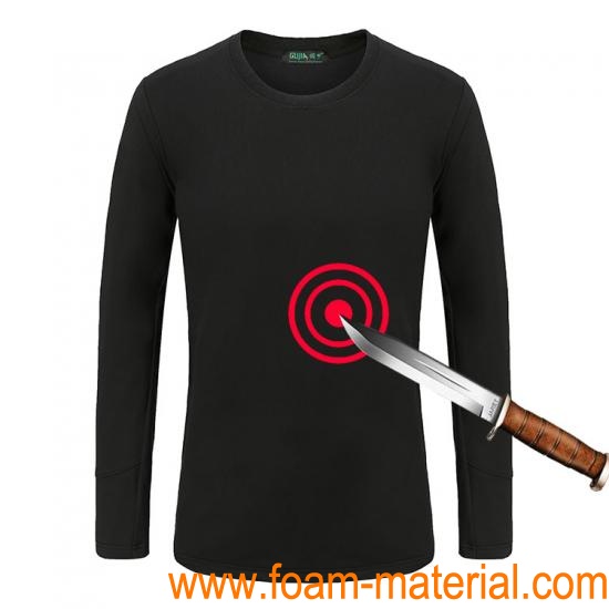 Long-Sleeved Stab-Resistant T-shirt Stab Resistant Clothing Uses Saint Fabric Fiber-Reinforced Composite Material