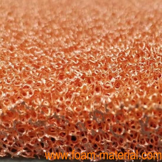 85%~98% Porosity Copper Metal Foam Sheet Cu Metal Foam