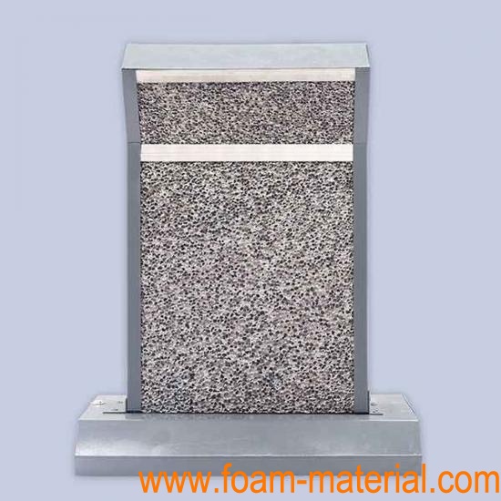 Semi Open Cell Al Metal Foam Aluminium Foam Sheet