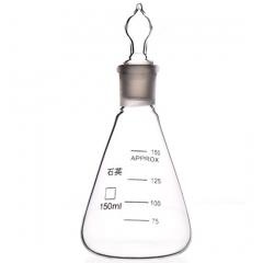 Quartz Triangular Flask