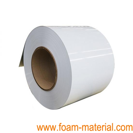 Fluorocarbon Polyester High-Gloss White Coated Aluminum Coil Decorative Color-Coated Aluminum Foil
