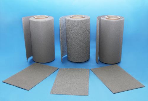Is the strength of metal foam lower than the same dense metal?